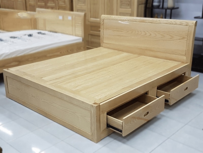Nên chọn giường có chất liệu làm từ gỗ