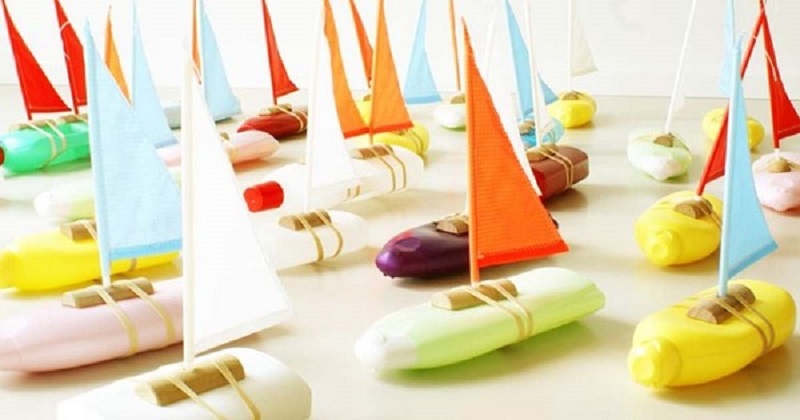 Cách àm thuyền buồm siêu đơn giản bằng chai nhựa
